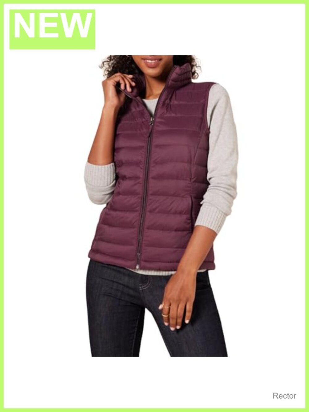 Women's Lightweight Water-Resistant Packable Puffer Vest